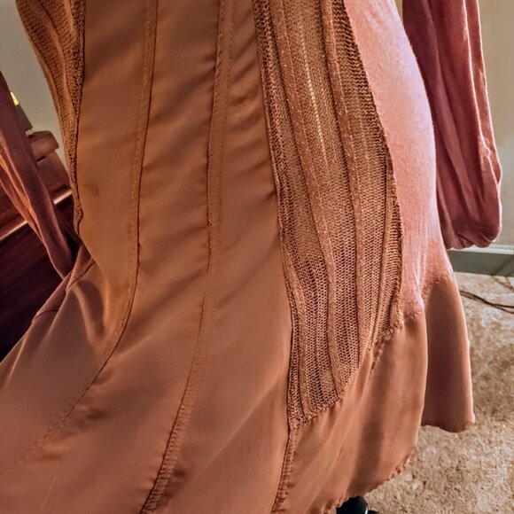 Monoreno Steampunk Embellished Tunic Dress Size M - Picture 6 of 10